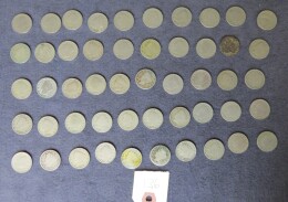 136. Lot 50 Liberty Head nickels, mixed dates