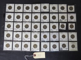 143. Lot 40 Buffalo nickels, mixed dates
