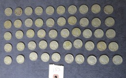 153. Lot 50 Buffalo nickels, mixed dates
