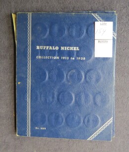 154. Book Buffalo nickels, 1913-1938 complete