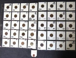 172. Lot 40 Indian Head pennies, 1903-1905