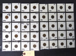 174. Lot 40 Indian Head pennies, 1901-1902