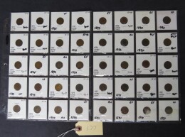 177. Lot 40 Indian Head pennies, 1890’s