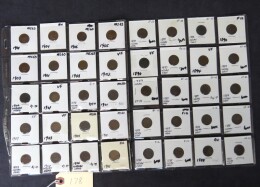 178. Lot 40 Indian Head pennies, mixed dates