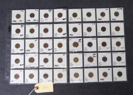 180. Lot 40 Indian Head pennies, 1881-1886