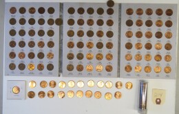 214. Book Lincoln head pennies with Memorial back 1959-1998 complete