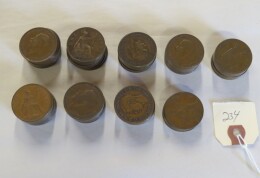 234. Lot 87 English large cents 1926-1962